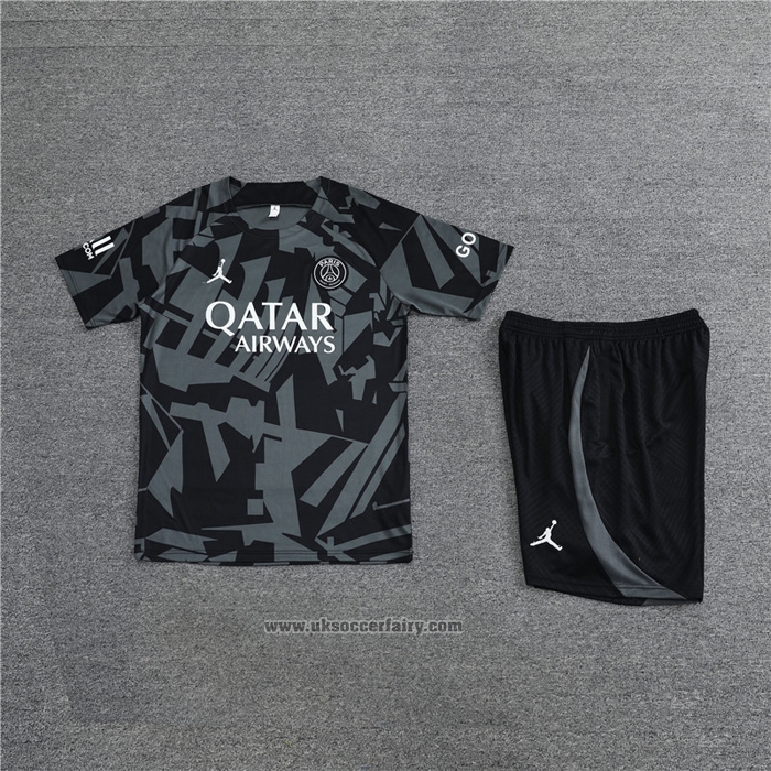 Tracksuit Paris Saint-Germain Short Sleeve 2022-2023 Grey - Shorts